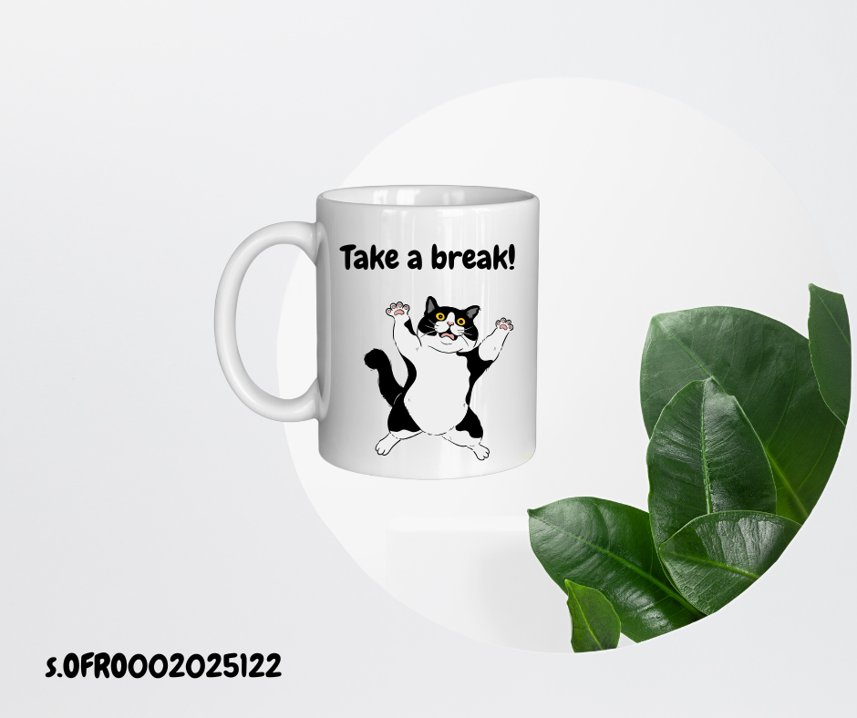 Ofro Black Catty Mug
