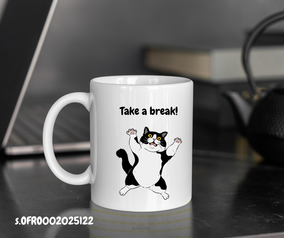 Ofro Black Catty Mug