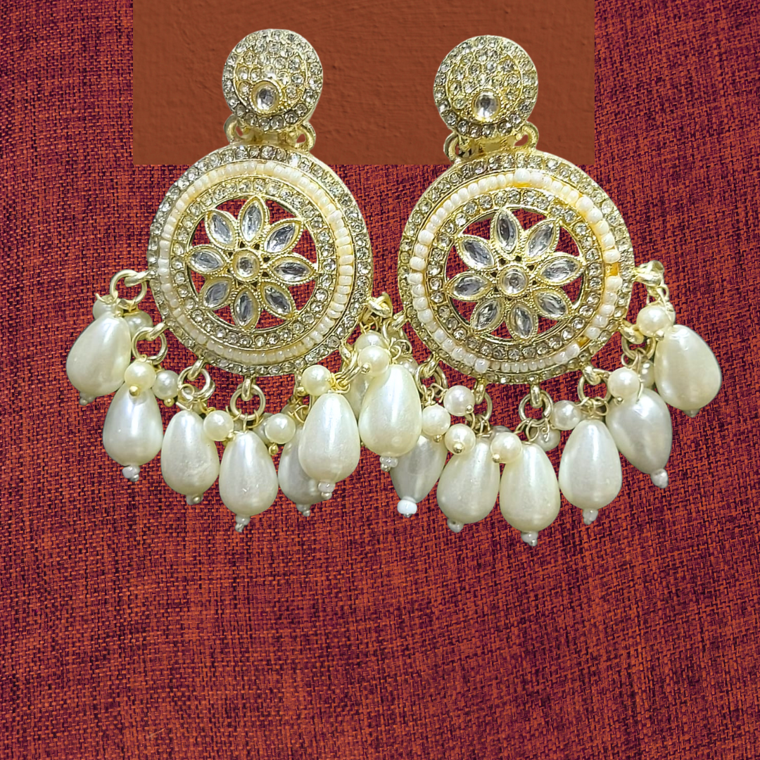 Ofro Anmol Pearl Charm Earrings