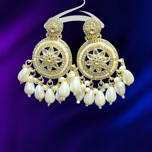 Ofro Anmol Pearl Charm Earrings