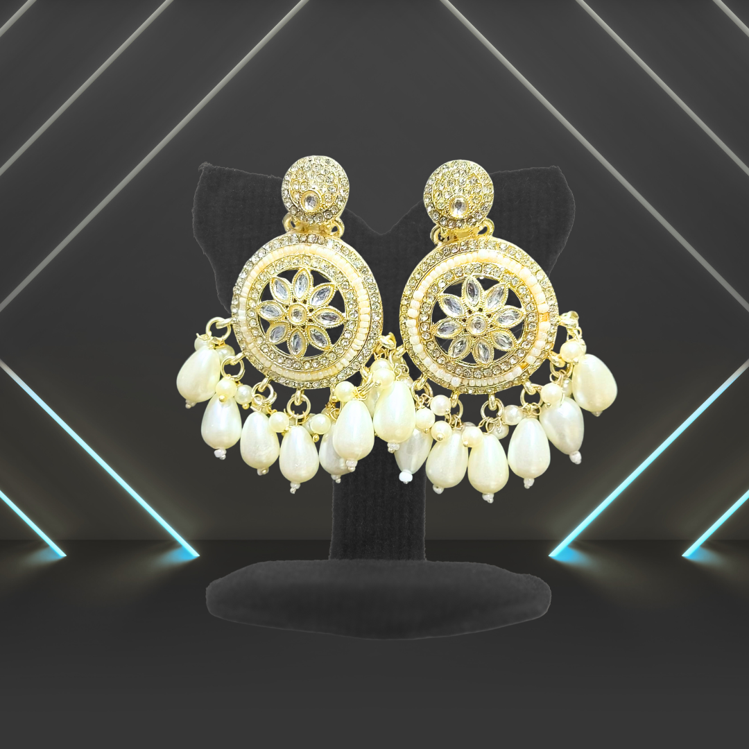 Ofro Anmol Pearl Charm Earrings