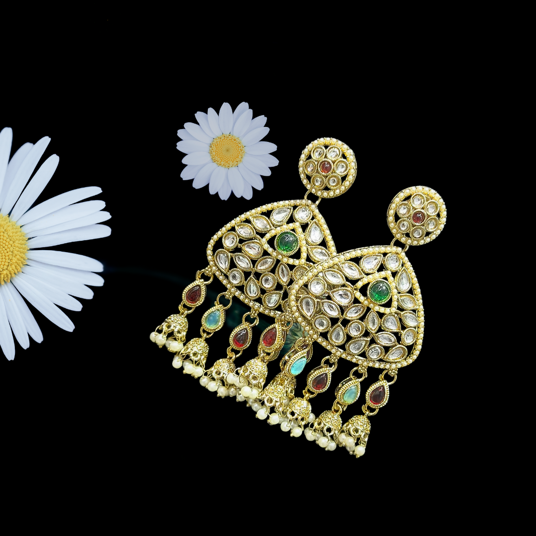 Ofro Meherbani Polki Earrings β¨