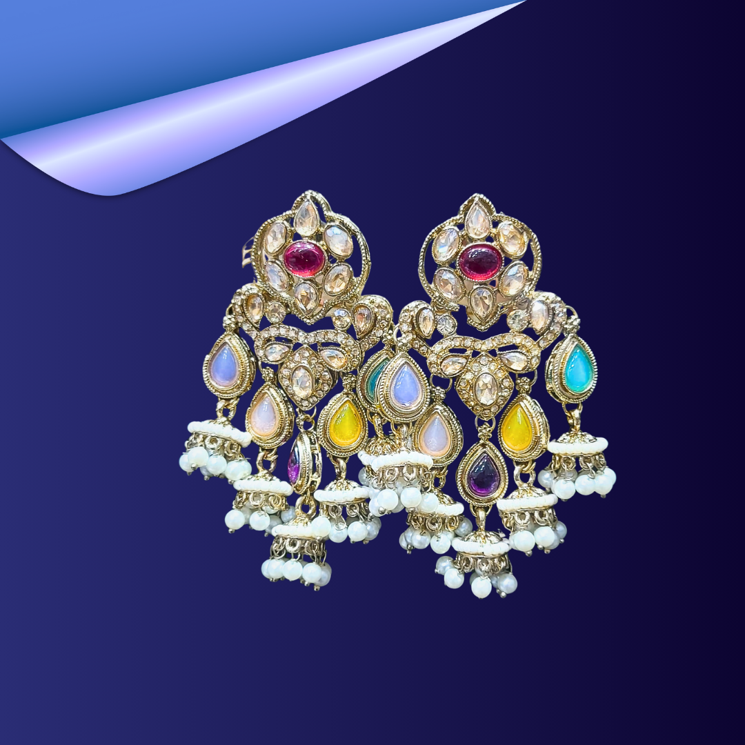 Ofro Roohani Phool Earrings