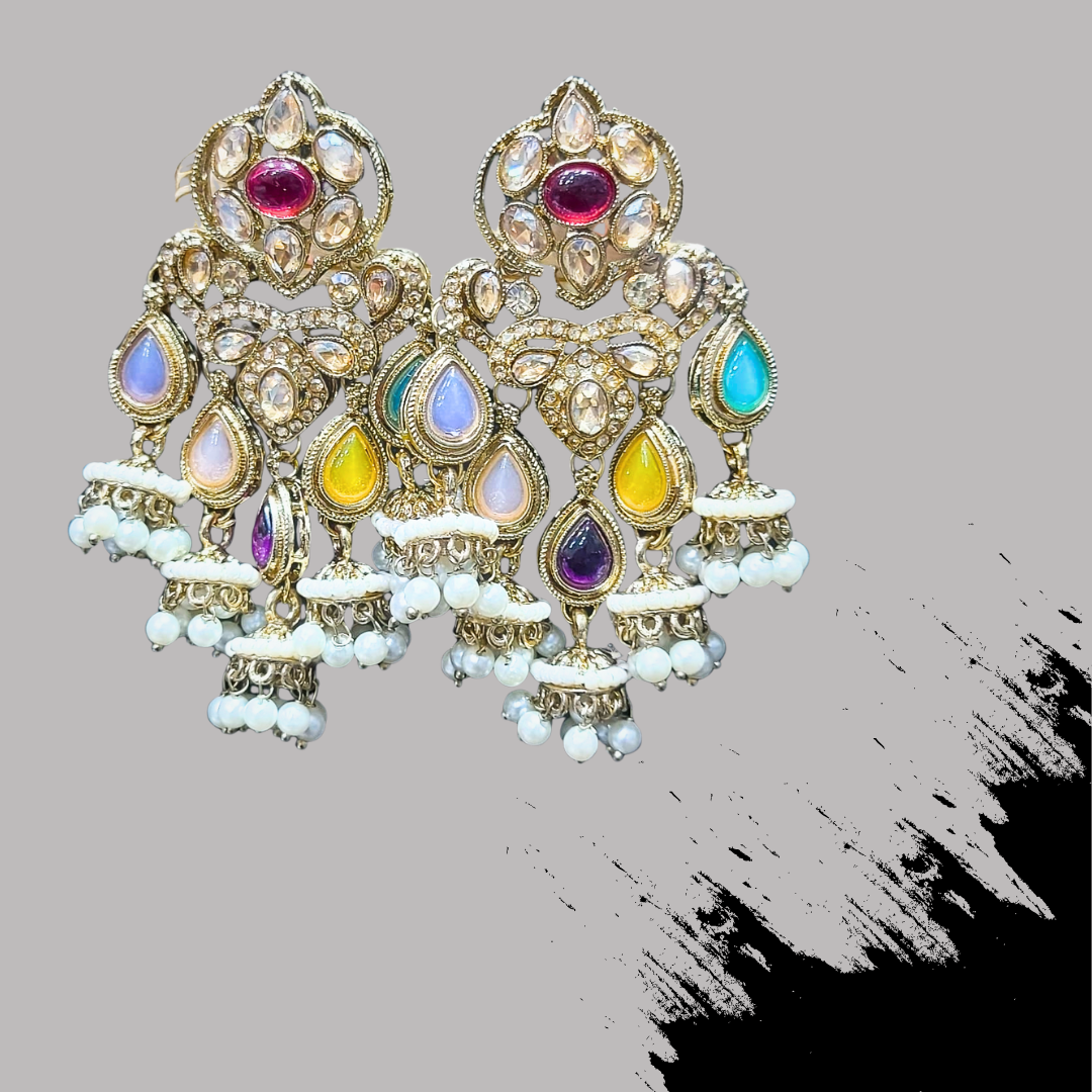 Ofro Roohani Phool Earrings
