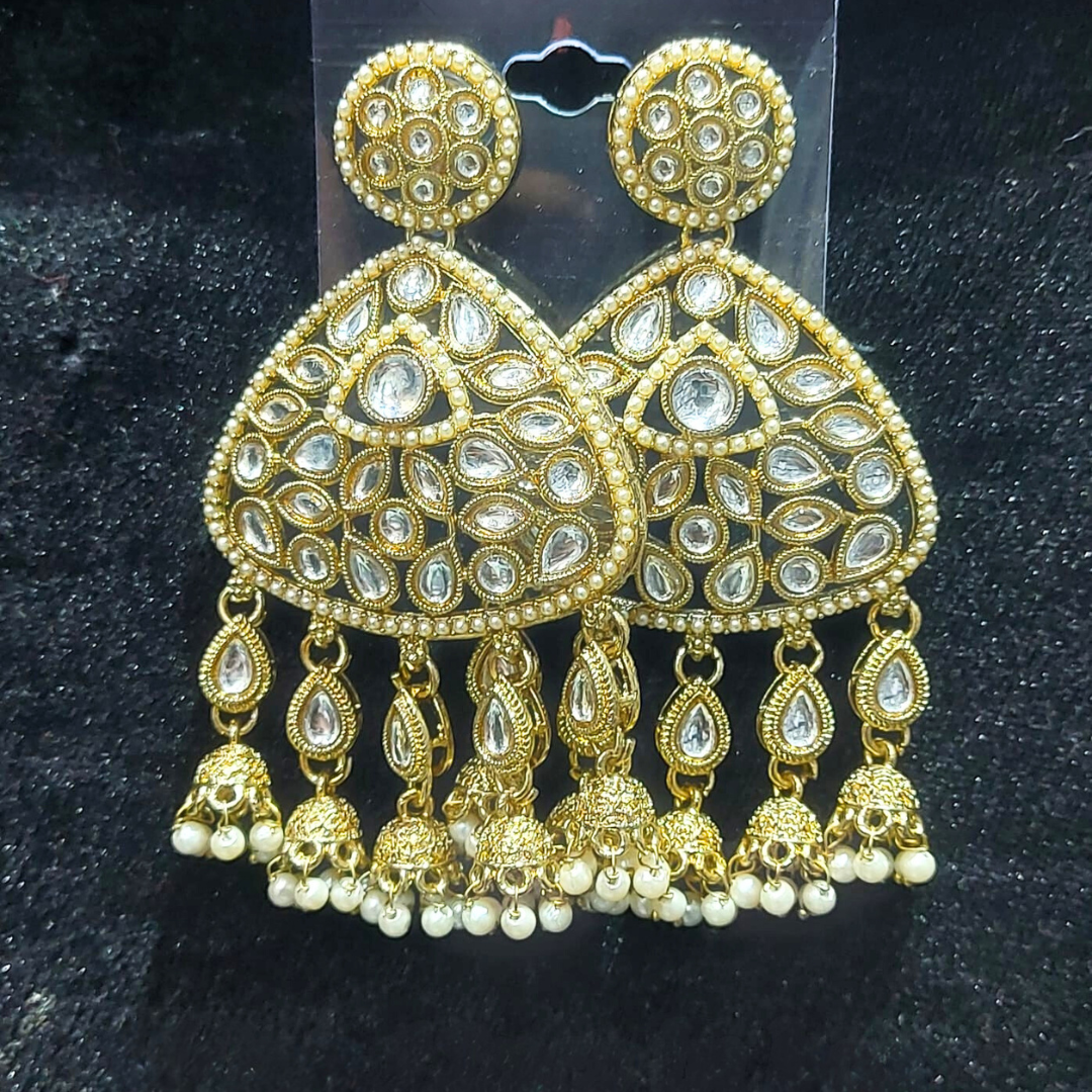 Ofro Golden Polki Earrings