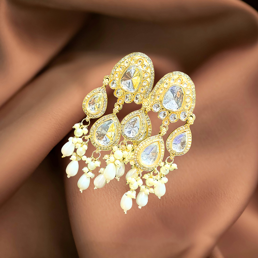 Ofro Kundan Shine Earrings