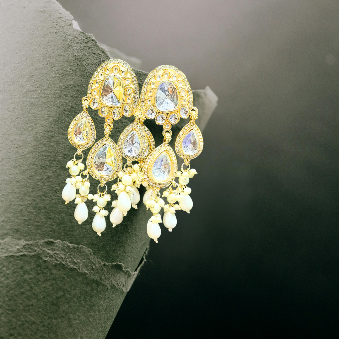 Ofro Kundan Shine Earrings