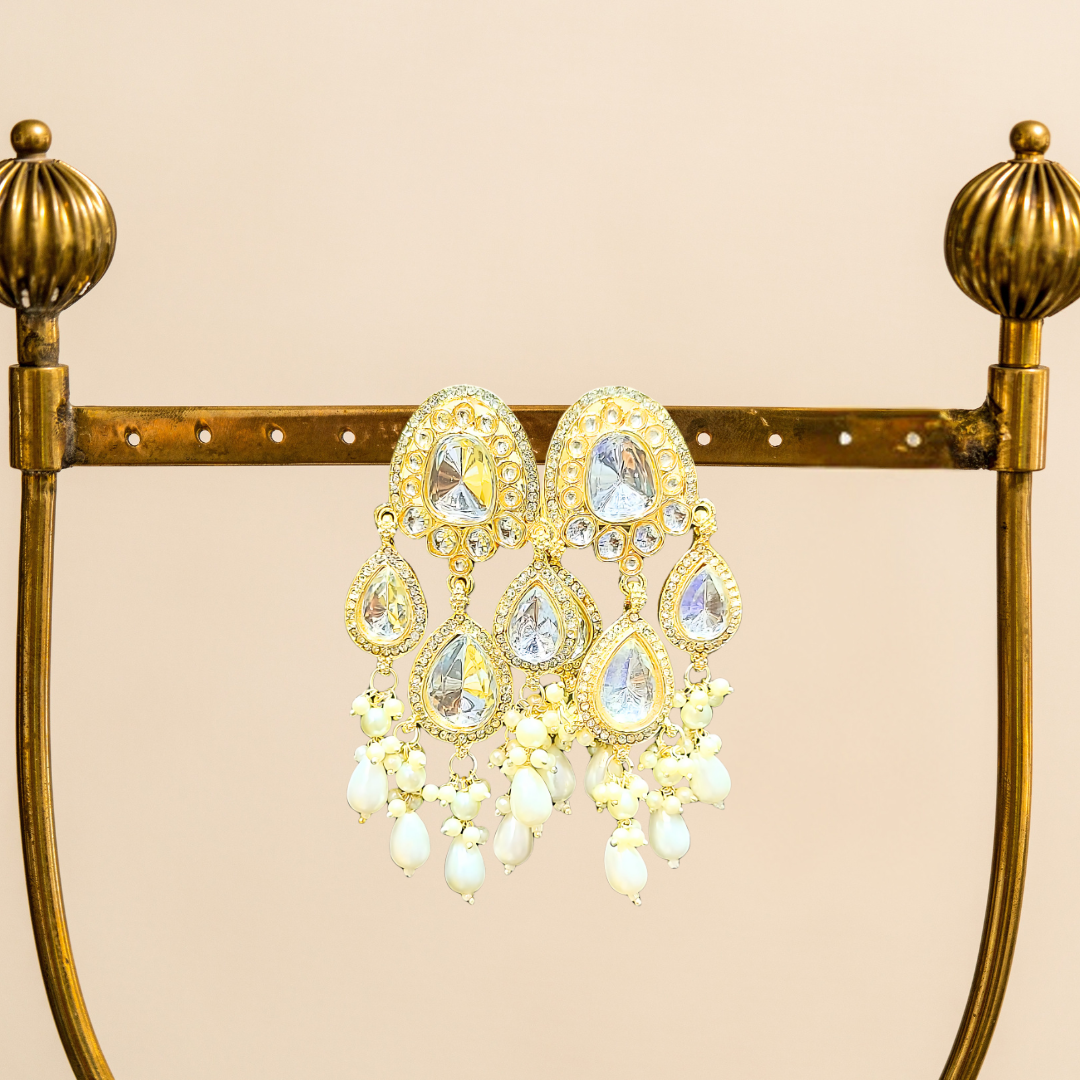 Ofro Kundan Shine Earrings