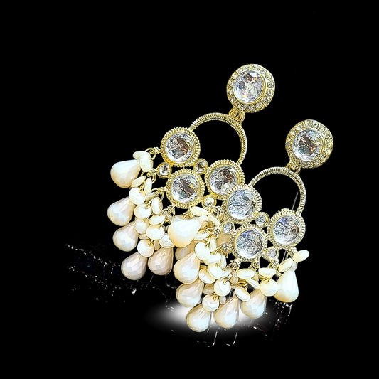 Ofro Round Luxe Teardrop Earrings