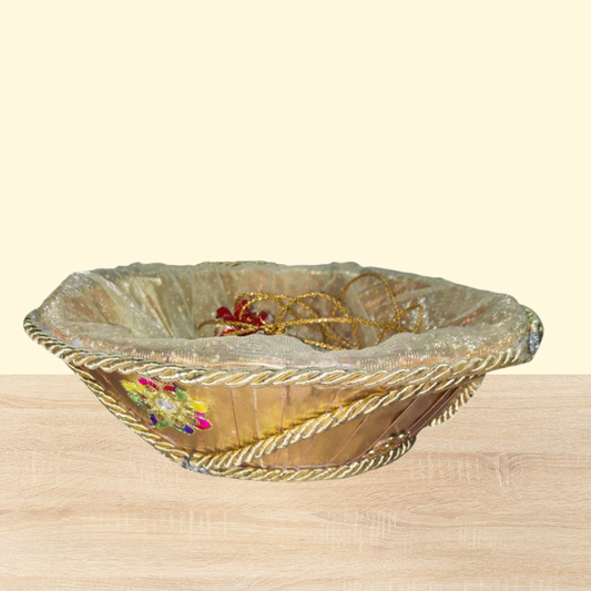 Golden Tradition Basket ( Gota Rassi Tokri )