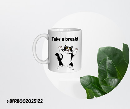 Ofro Black Catty Mug