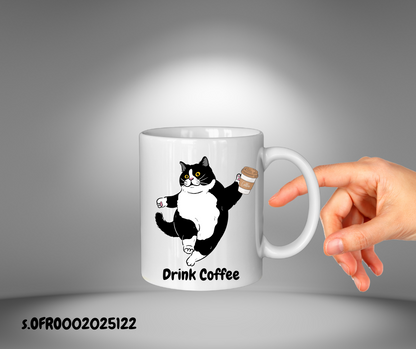 Ofro Black Catty Mug