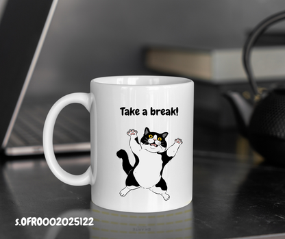 Ofro Black Catty Mug