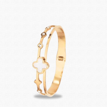Ofro Graceful Wings Gold Bangle 🌼