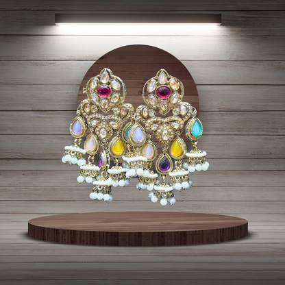 Ofro Roohani Phool Earrings