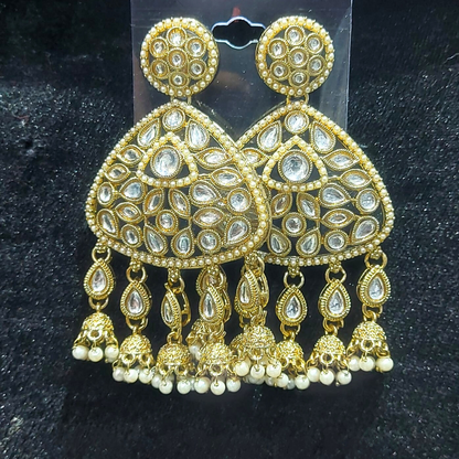 Ofro Golden Polki Earrings