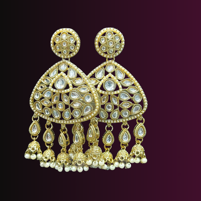 Ofro Golden Polki Earrings