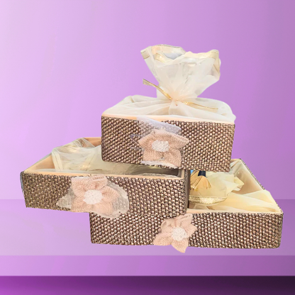 Brown Festive Hamper ( Brown Jute MDF )