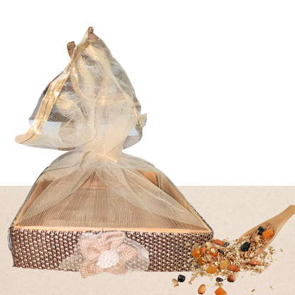 Brown Festive Hamper ( Brown Jute MDF )