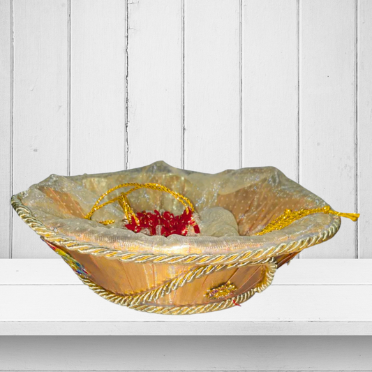 Golden Tradition Basket ( Gota Rassi Tokri )