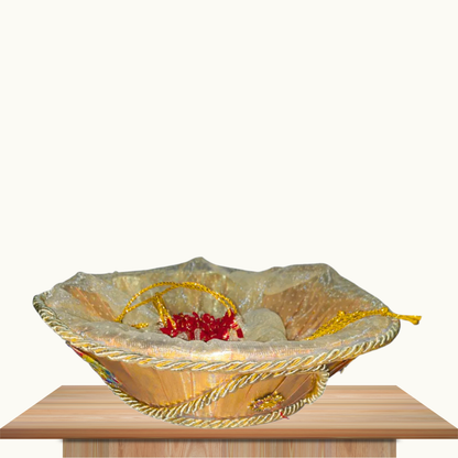 Golden Tradition Basket ( Gota Rassi Tokri )