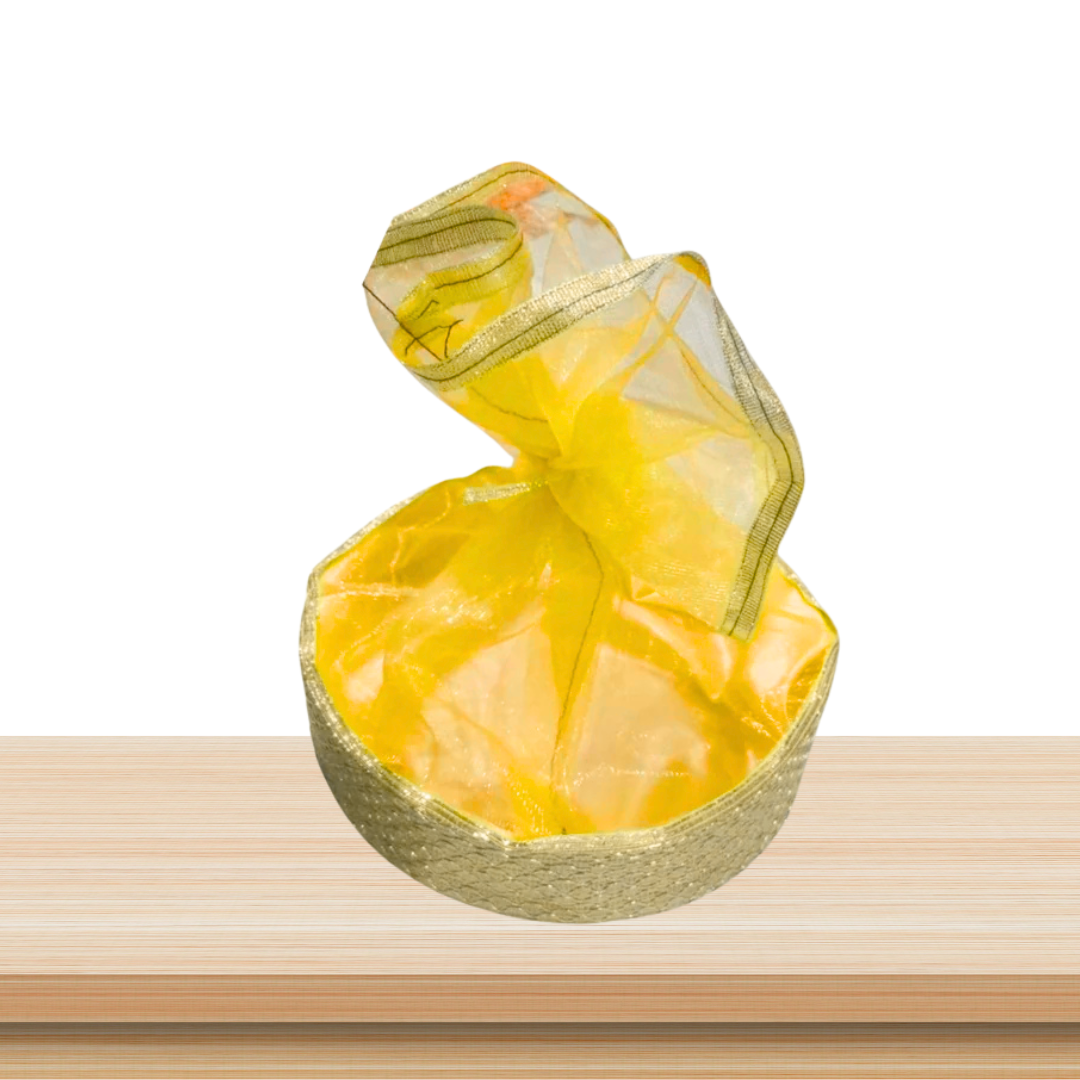 Fancy Circle Hamper ( Gol Samarpit Gold Patti MDF )
