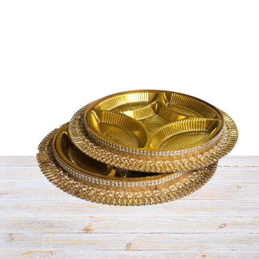 Dryfruit Lak Tray (5 Khana Barfi Dryfruit Cavity)