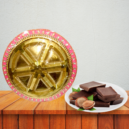 Designing Dryfruit Tray ( 6 Khana )