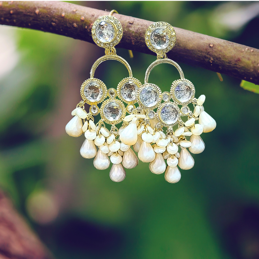 Ofro Round Luxe Teardrop Earrings