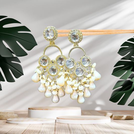 Ofro Round Luxe Teardrop Earrings