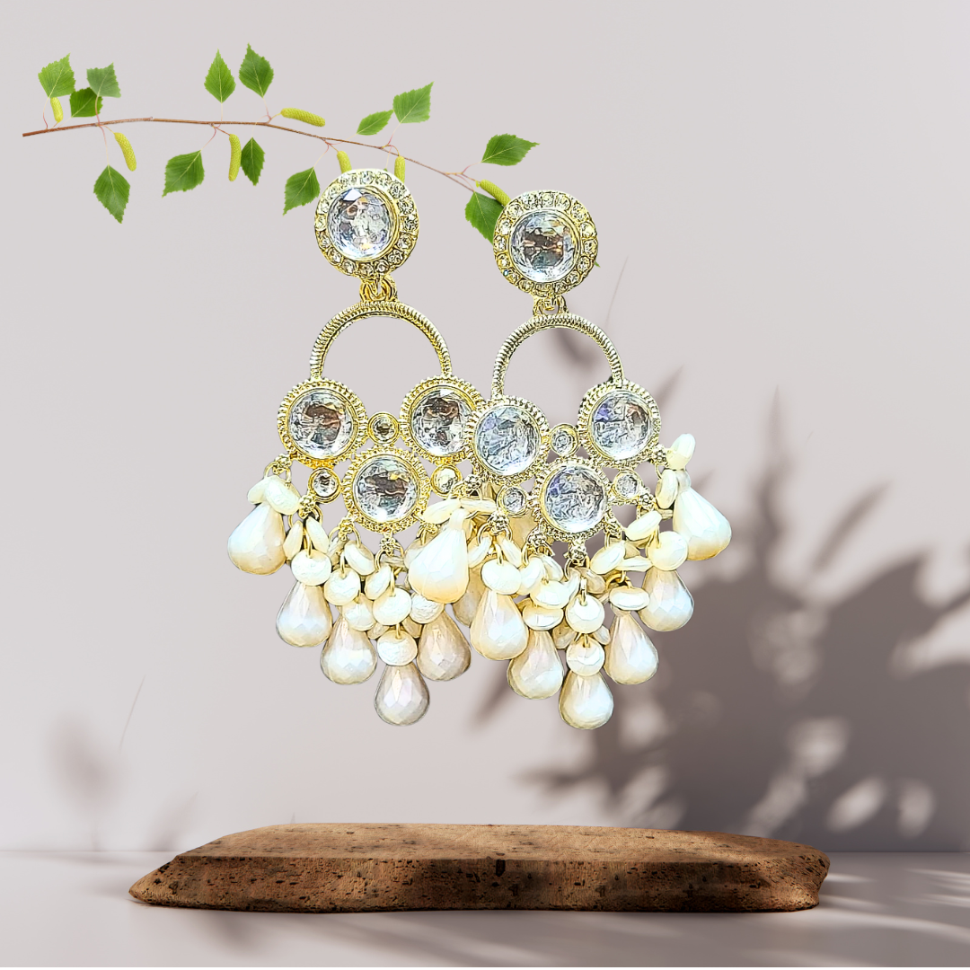 Ofro Round Luxe Teardrop Earrings