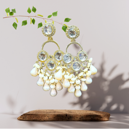 Ofro Round Luxe Teardrop Earrings