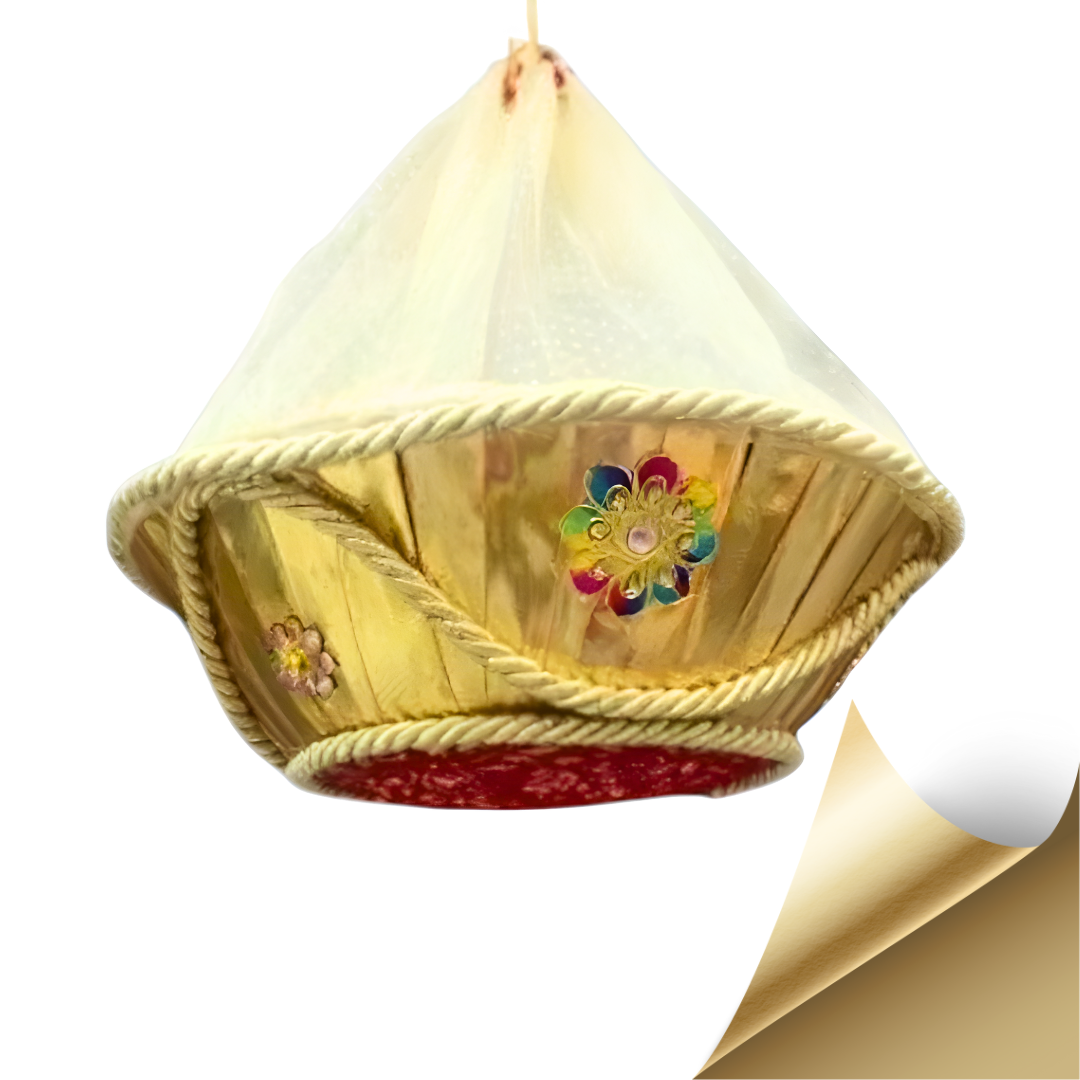 Golden Tradition Basket ( Gota Rassi Tokri )
