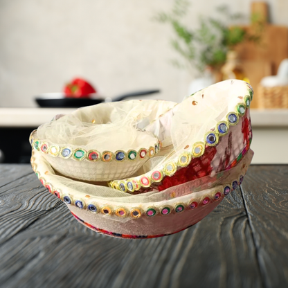 Shining Flower Basket ( Sheesha Tokri )