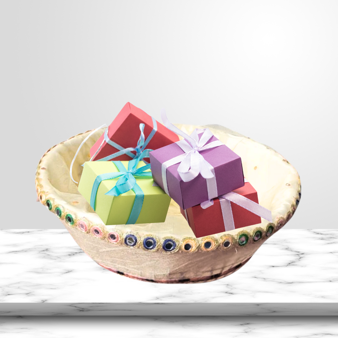 Shining Flower Basket ( Sheesha Tokri )