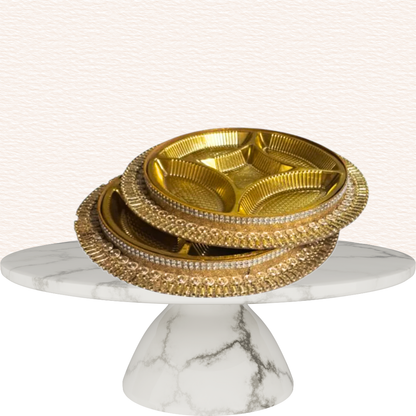 Dryfruit Lak Tray (5 Khana Barfi Dryfruit Cavity)